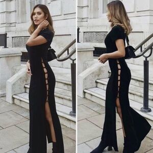 Zara black Maxi dress